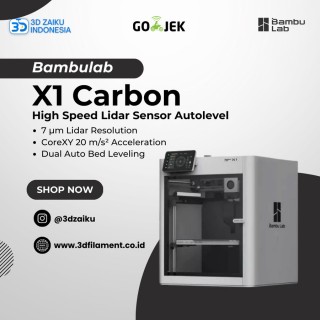 Bambulab X1 Carbon CoreXY 3D Printer High Speed Lidar Sensor Autolevel